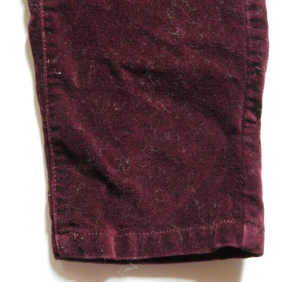 Ruff Hewn Velvety Maroon Straight Leg Pants - Picture 6 of 10